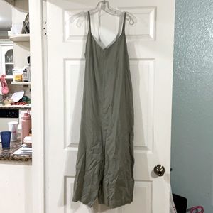 Olive green jumpsuit